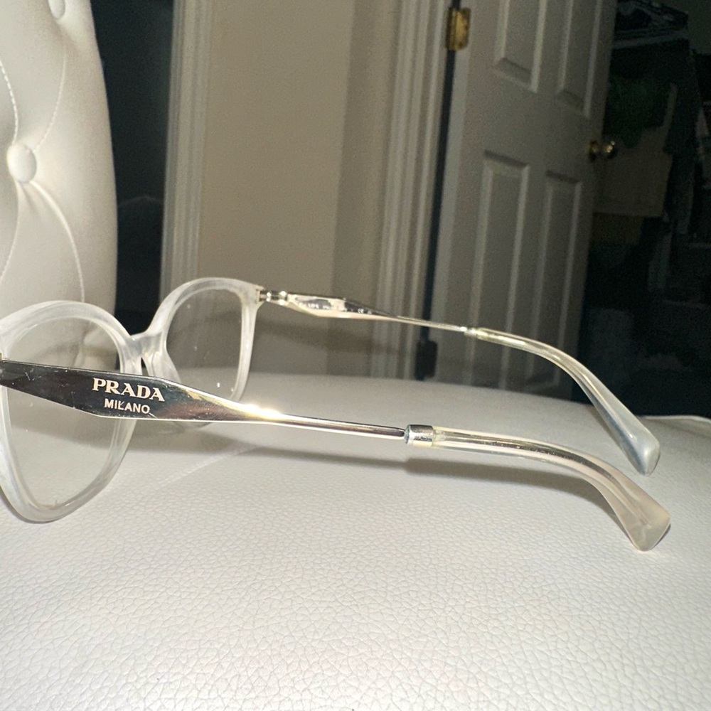 Prada Transparent Frame Eyewear